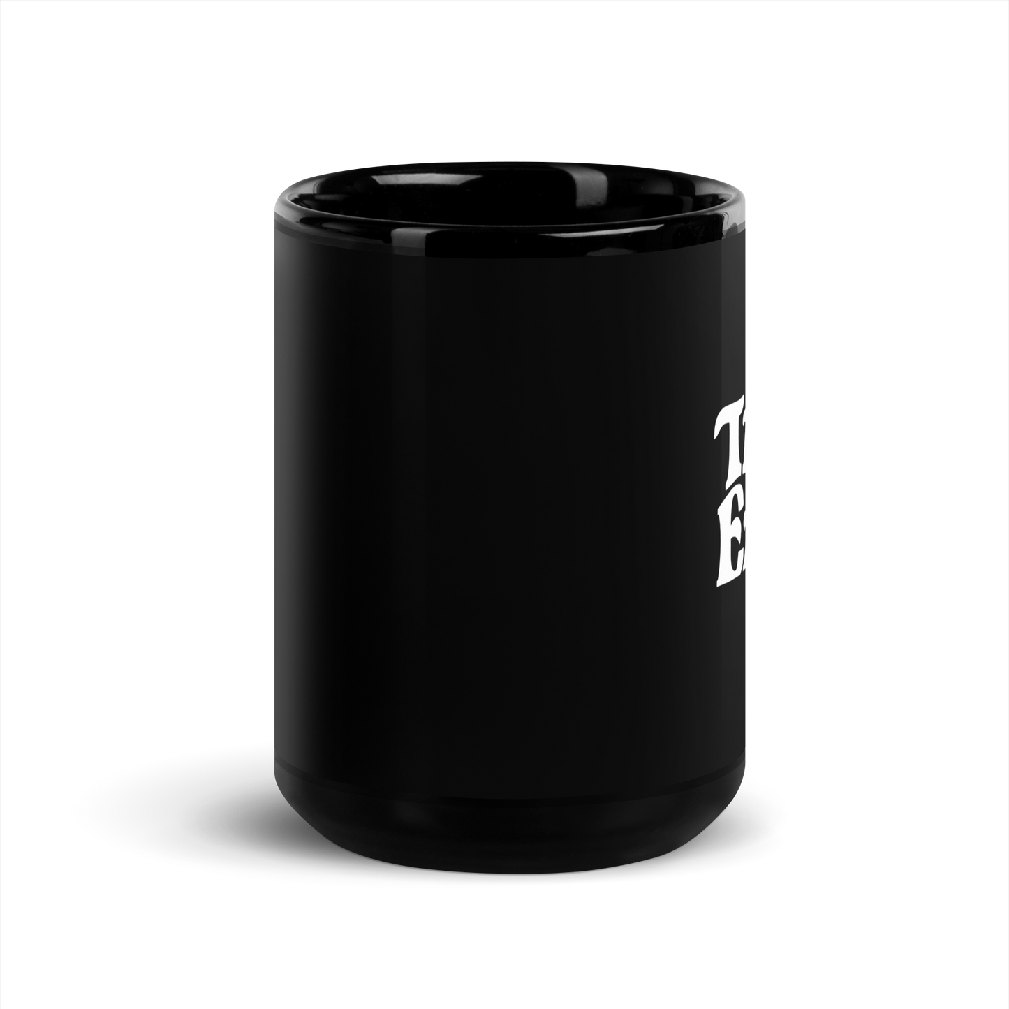 Take it Easy — Black Glossy Mug. (15oz)