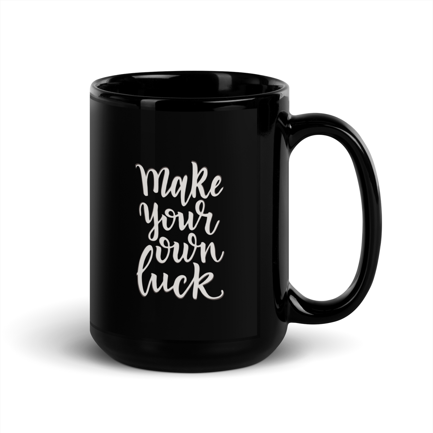 Your Luck — Black Glossy Mug (15oz)