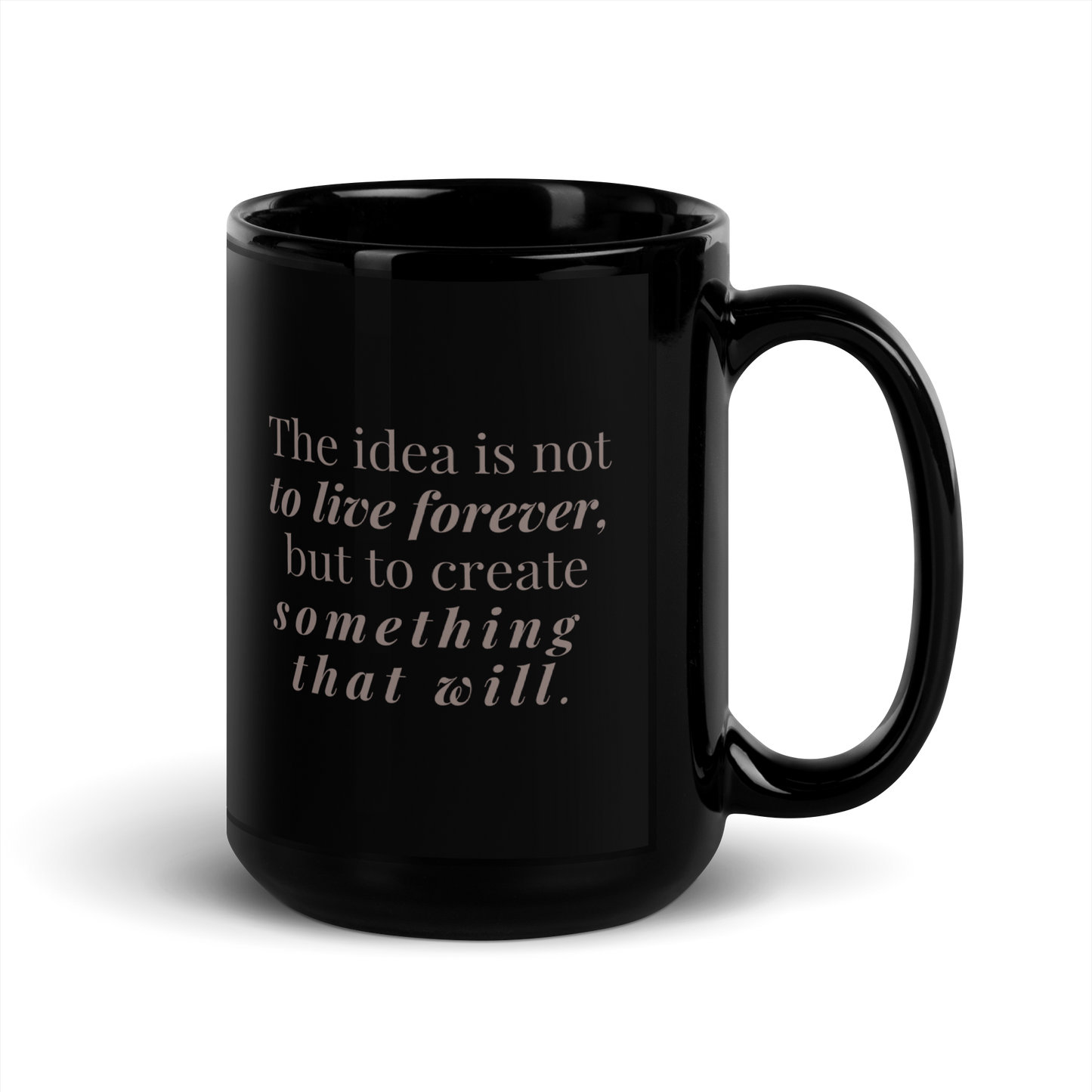 Legacy — Black Glossy Mug (15oz)