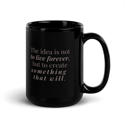 Legacy — Black Glossy Mug (15oz)