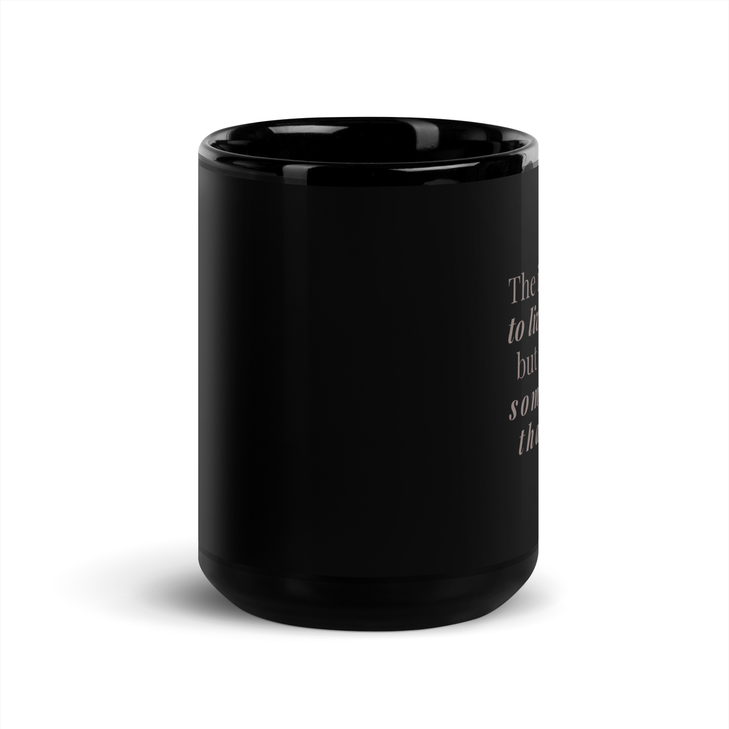 Legacy — Black Glossy Mug (15oz)