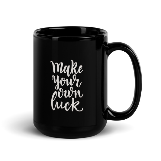 Your Luck — Black Glossy Mug (15oz)