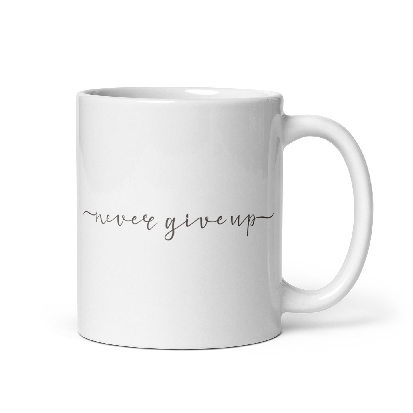 Never Give Up — Mug (11oz)